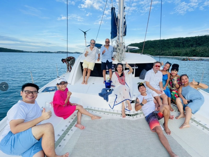 Coral Island Sunset Tour by Catamaran Yacht