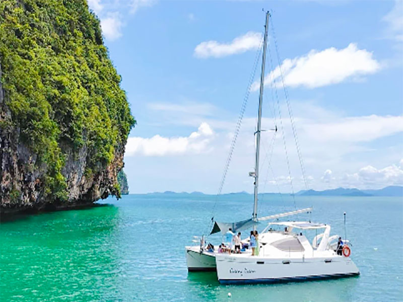 Private Catamaran Yacht to Phang Nga Bay