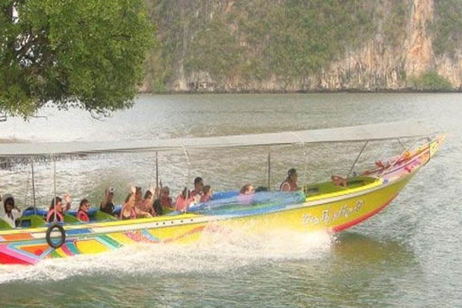 Private  James Bond Islands Tour Long Boat